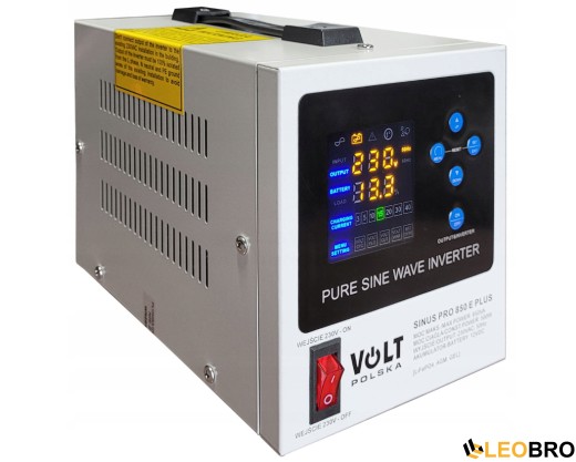 Аварійни комплект живлення Volt Polska SINUS PRO 850 E PLUS 12/230V 500/850W + Акумулятор LiFePo4 12.8V 100 Ah - 3