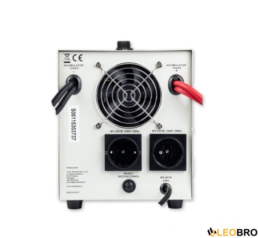 УЦІНКА! Гібридний ДБЖ/інвертор Volt Polska SINUS PRO 2000 E 12/230V 1250/2000W (3SP092012E) - 2