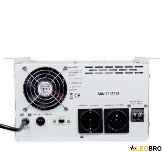 Комплект Volt Polska SINUS PRO 2500 S 24/230V 1800/2500W + 2 шт Акумулятор VOLT AGM 100Ah 12V  - 3