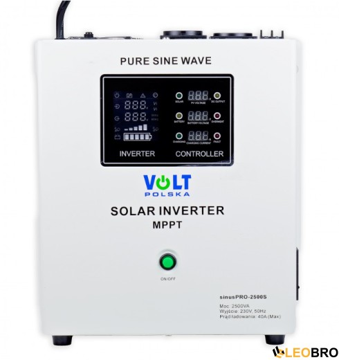 Комплект Volt Polska SINUS PRO 2500 S 24/230V 1800/2500W + 2 шт Акумулятор VOLT AGM 100Ah 12V  - 4