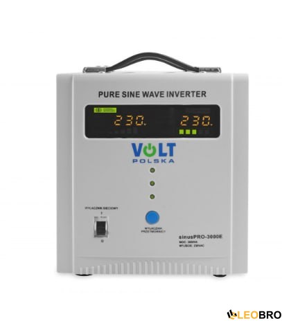 Гібридний ДБЖ/інвертор Volt Polska SINUS PRO 3000 E 48/230V 2100/3000W (3SP093048E) - 1