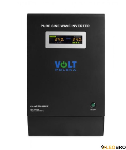 Гібридний ДБЖ/інвертор Volt Polska SINUS PRO 5000 W 48/230V 3500/5000W (3SP500048W) - 3
