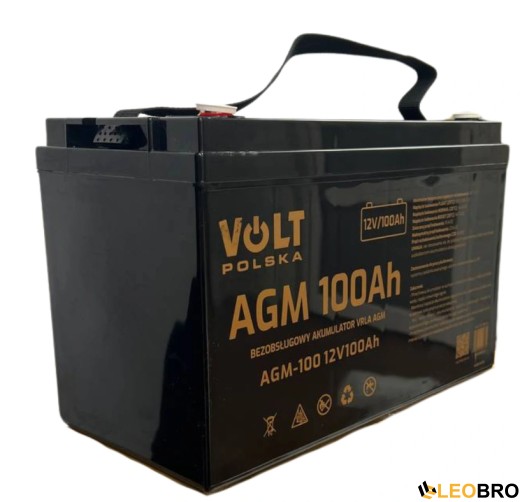 Комплект Гібридний ДБЖ/інвертор Volt Polska SINUS PRO 5000 E + 4 Акумулятора AGM Volt Polska 100 Ah  - 2