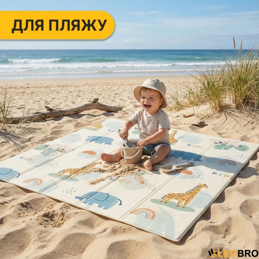 Дитячий ігровий килимок LEOBRO 150 x 180 x 1 см (LB-1011) - 10