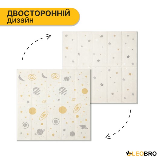 Дитячий ігровий килимок LEOBRO 150 x 180 x 1 см (LB-1016) - 5