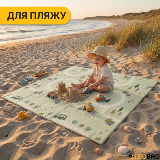 Дитячий ігровий килимок LEOBRO 150 x 200 x 1 см (LB-1022) - 9