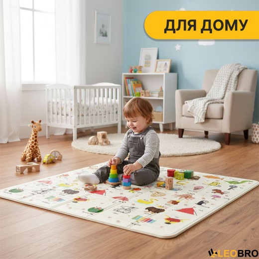 Дитячий ігровий килимок LEOBRO 150 x 200 x 1 см (LB-1023) - 7