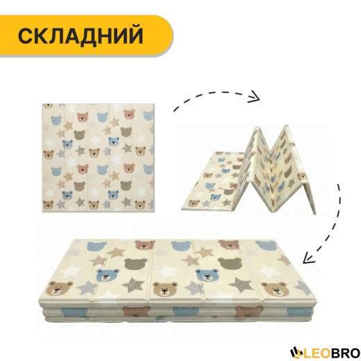 Дитячий ігровий килимок LEOBRO 150 x 200 x 1 см (LB-1025) - 4