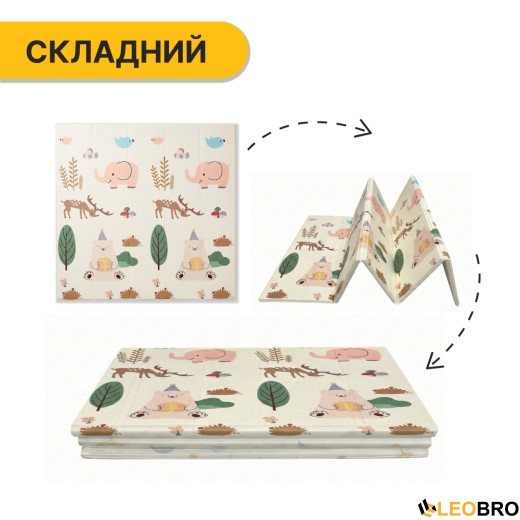 Дитячий ігровий килимок LEOBRO 150 x 200 x 1 см (LB-1030) - 4