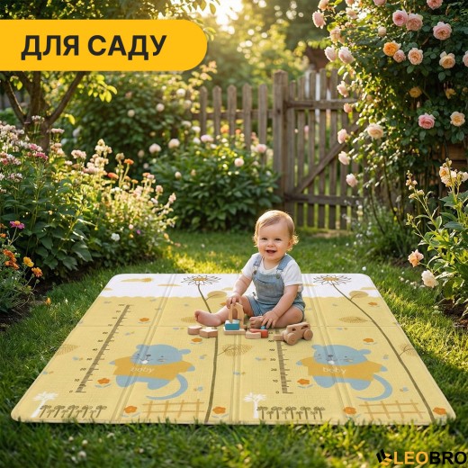 Дитячий ігровий килимок LEOBRO 180 x 200 x 1 см (LB-1033) - 8