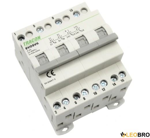 Перемикач генератора TRACON SVK4-63 - 1