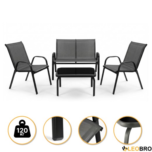 Комплект садових меблів LEOBRO Comfort Set (LB-1056) - 1