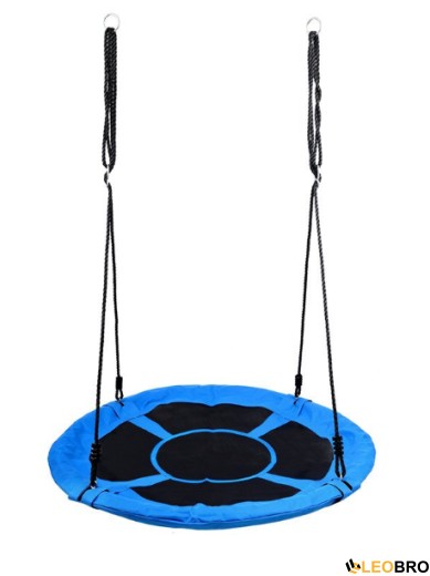 Гойдалка гніздо FUNFIT 100см (Синьо-чорна) (2609) - 1