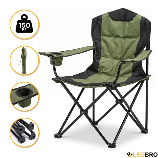 Розкладне туристичне крісло LEOBRO Honor XL Comfort (LB-1078) - 1