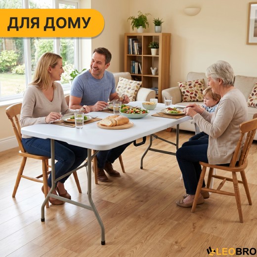 Раскладной туристический стол LEOBRO Tourismo 180 x 70 см (LB-1061) (LB-1061) - 6