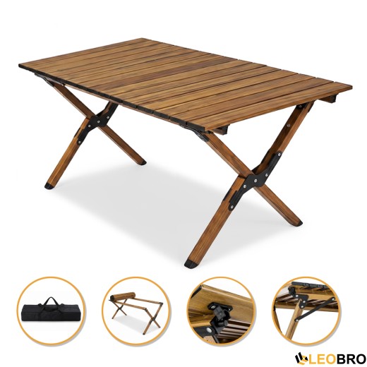 Раскладной туристический стол LEOBRO Camp Wood L (LB-1067) раскладной туристический стол LEOBRO Camp Wood L (LB-1067) - 1