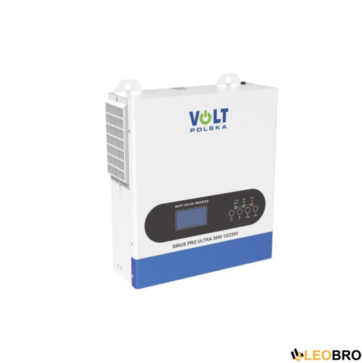 Сонячний інвертор Volt Polska SINUS PRO ULTRA 3000 12/230V 1500/3000W + 100A + WIFI (3SSS150012) - 1
