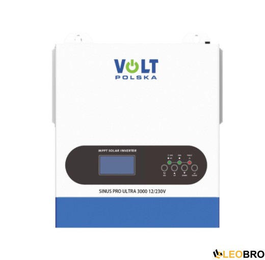 Сонячний інвертор Volt Polska SINUS PRO ULTRA 3000 12/230V 1500/3000W + 100A + WIFI (3SSS150012) - 2