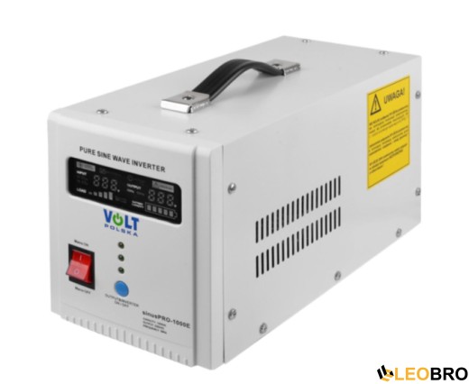 УЦІНКА! Гібридний ДБЖ/інвертор Volt Polska SINUS PRO 1000 E 12/230V 700/1000W (3SP091012E) - 1