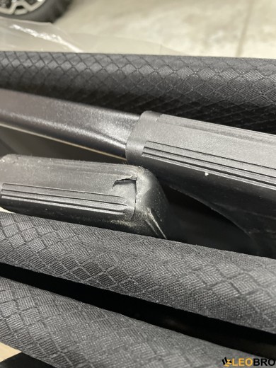 УЦІНКА! Розкладне ліжко (розкладачка) з Mesh-матрацом і подушкою LEOBRO Black (LB-FB-A2-BLK) - 4