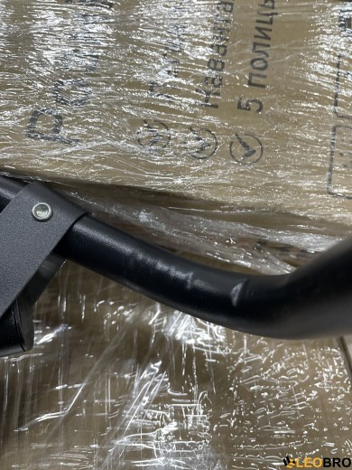 УЦІНКА! Розкладне крісло ліжко з подушкою LEOBRO Black (LB-1141) - 5