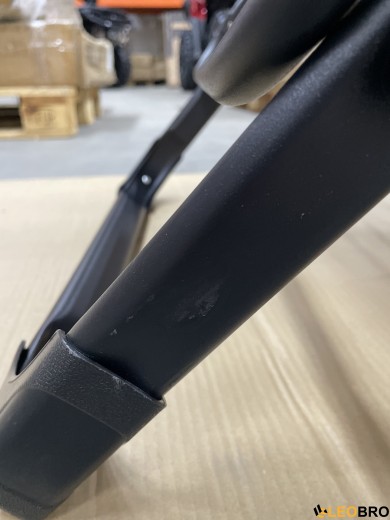 УЦІНКА! Розкладне крісло ліжко з вбудованим матрацом LEOBRO Black (LB-FCB-G3-BLK) - 2