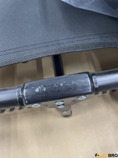 УЦІНКА!!!  Розкладне ліжко (розкладачка) з матрацом і подушкою LEOBRO Black (LB-FB-A1-BLK) - 4