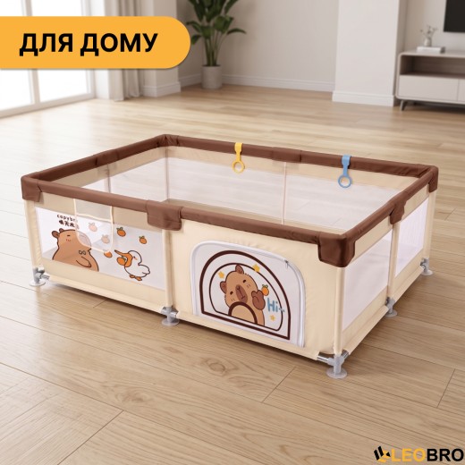 Дитячий манеж LEOBRO "Капібара ленд" 150 x 200 см (LB-1154) - 8