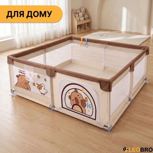 Дитячий манеж LEOBRO "Капібара ленд" 180 x 200 см (LB-1155) - 7