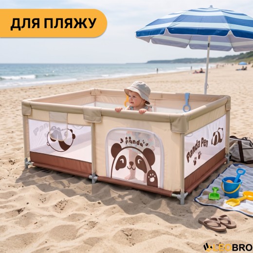 Дитячий манеж LEOBRO "Весела панда" 120 x 180 см (LB-1158) - 10