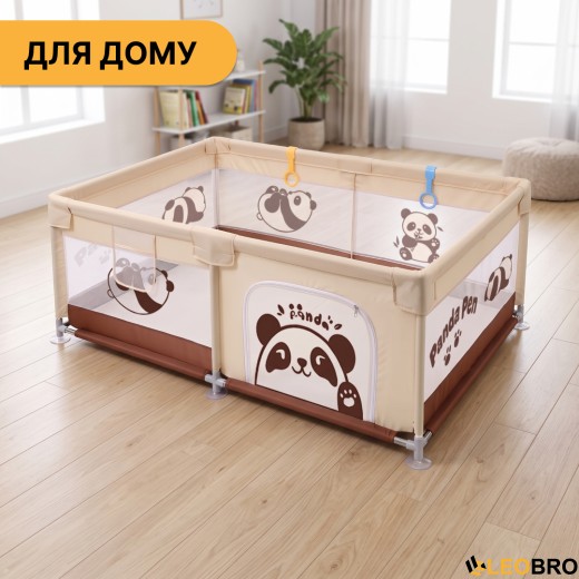 Дитячий манеж LEOBRO "Весела панда" 120 x 180 см (LB-1158) - 8