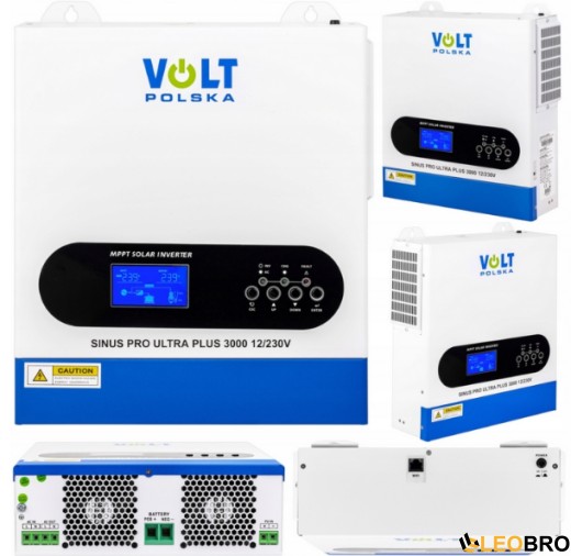Volt Polska SINUS PRO ULTRA 3000 12/230V 1500/3000W + Акумулятор Volt Polska LiFePO4 12,8V 100Ah - 2
