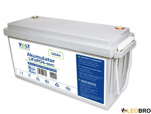 Volt Polska ULTRA PLUS 7000 24/230V (3500/7000W) + Акумулятор Volt Polska LiFePO4 25,6V 120Ah + BMS - 3