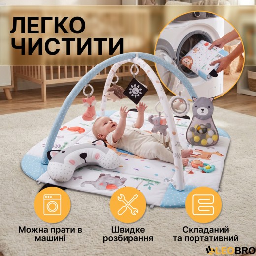 Дитячий розвивальний килимок "Сонячне левеня" LEOBRO (LB-1193) - 7