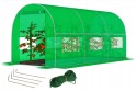 Садова теплиця з вікнами FunFit Garden 7m2 = 350*200*200 (Зелена) (1481) - 1