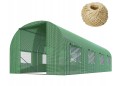 Садова теплиця з вікнами Plonos 10m2 Зелена = 250х400х200 см (4916) - 1