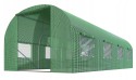 Садова теплиця з вікнами Plonos 10m2 Зелена = 250х400х200 см (4916) - 2