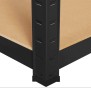 Стелаж FunFit 150 х 75 х 30 см Black (3780) - 5