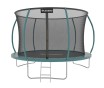 Батут із внутрішньою захисною сіткою 252 см LEOBRO Premium Pro 8FT GREEN - 1