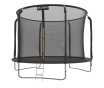 Батут із внутрішньою захисною сіткою 252 см LEOBRO Premium 8FT BLACK - 1