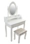 Косметический туалетный столик с табуретом FUNFIT White (2781) - 4