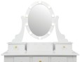 Косметичний туалетний столик з табуретом FUNFIT White LED (2785) - 3