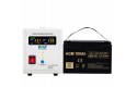 Гібридний ДБЖ/інвертор Volt Polska SINUS PRO 500E + Акумулятор AGM Volt 12V 100Ah - 1
