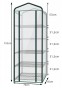 Стелаж-теплиця Malatec Прозора 190 х 70 х 50 см (23359) - 8