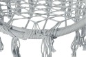 Гойдалка гніздо зі спинкою 80 см плетена TOGO Grey (5902340317334) - 4