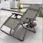 Розкладне крісло шезлонг Zero Gravity LEOBRO Чорна труба - 4