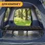 Розкладне ліжко до 150 кг з подушкою LEOBRO Темно-сіре - 3