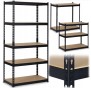 Стелаж Humberg 183 x 90 x 45 см HR-700 Black (570001) - 8