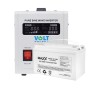 Комплект для стабільного енергопостачання: Volt Polska 350/500W + Акумулятор 4SUN MAXX GEL 120 Ah - 1