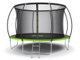 Батут із внутрішньою захисною сіткою 374 см LEOBRO Pro 12FT GREEN - 1